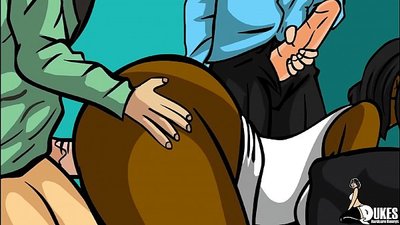 Diákok szexelnek egy fekete tanárral iskola után